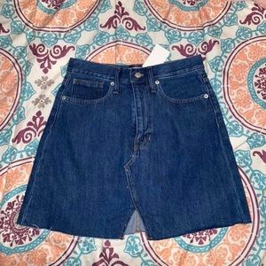 Madewell denim skirt brand new with tags